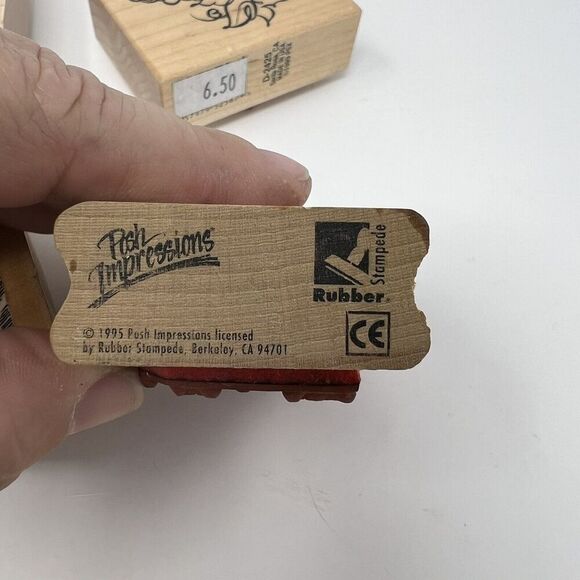 Spring Rubber Stamp Lot Flowers Floral Cluster Grapes Rain Sun Pansy Rose Bird - Picture 16 of 16